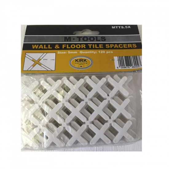 Tile Spacers 5mm ( Pack Of 120 ) Tile Spacers 5mm ( Pack Of 120 )