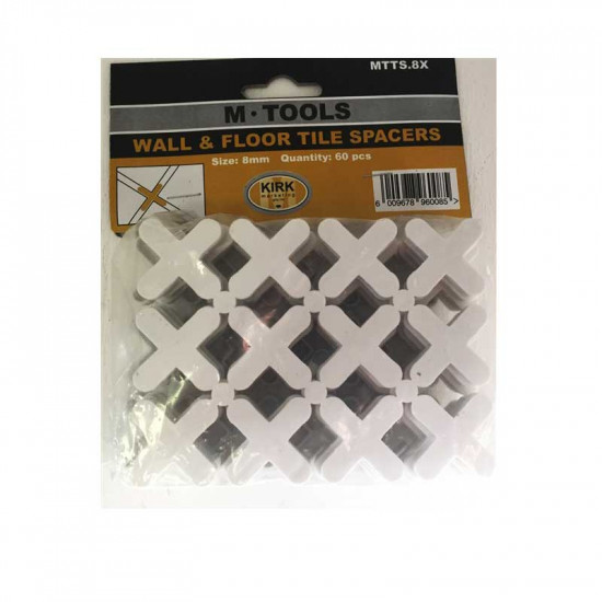 Tile Spacers 8mm - Pack Of 60 Tile Spacers 8mm - Pack Of 60