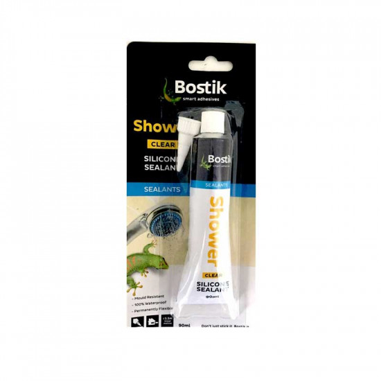 BOSTIK Shower Silicone Clear - 90ml BOSTIK Shower Silicone Clear - 90ml