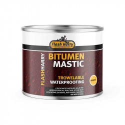 Flash Harry Bitumen Mastic Trowelable Waterproofing Sealer 500ml