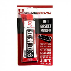 Glue Devil Red Gasket Maker Rtv Silicone Rubber Sealant 70ml