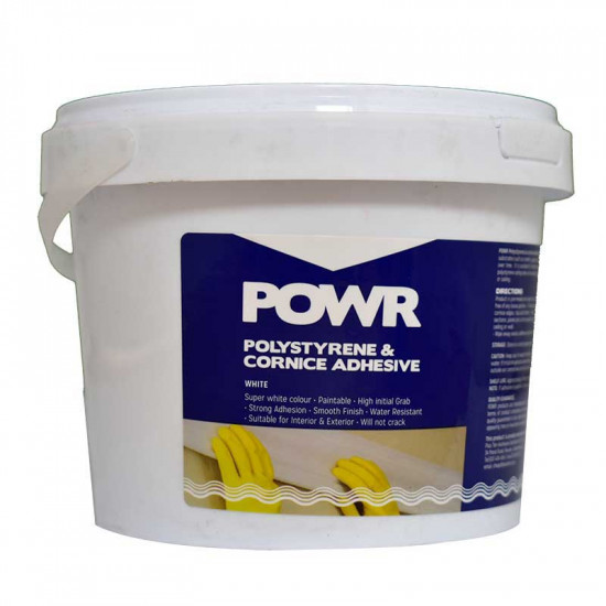 POWR Polystyrene Adhesive Bucket 1kg POWR Polystyrene Adhesive Bucket 1kg