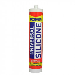 Sealant Silicone Powr Bronze 260ml Cart