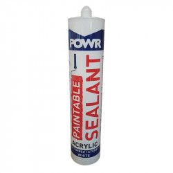 POWR Acrylic Paintable Sealant White 260ml