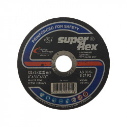 Superflex Abrasive Steel Cutting Disc 125mm*3.0mm*22.2mm