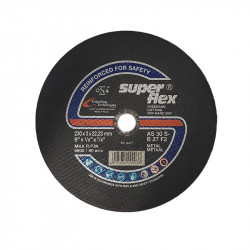 Superflex Abrasive Steel Cutting Disc 230mm*3.0mm*22.2mm