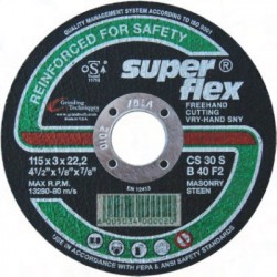 Superflex Abrasive Stone Cutting Disc 115mm*3mm*22.2mm