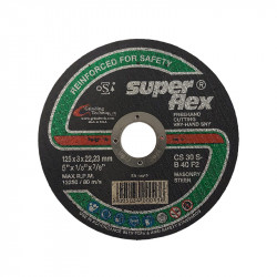 Superflex Abrasive Stone Cutting Disc 125mm*3mm*22.2mm