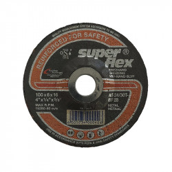 Superflex Abrasive Steel Grinding Disc 100mm*6mm*16mm