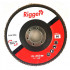 RIGGER Abrasive Diy Flap Disc 115mm X 22.23mm - 80 Grit