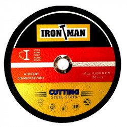 IRONMAN Abrasive Disc Cutting Steel 115x3.0x22.2mm