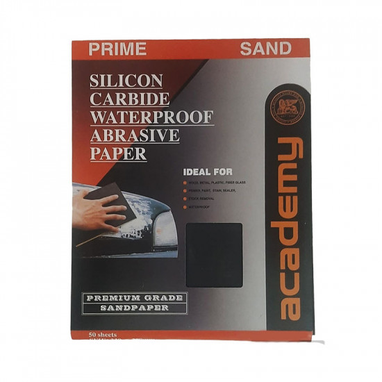 ACADEMY Abrasive Wet/dry Paper 230mm*280mm 120#-50's ACADEMY ACADEMY Abrasive Wet/dry Paper 230mm*280mm 120#-50's ACADEMY