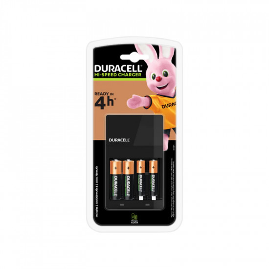 DURACELL Battery Charger + 2aa Rechargeable Batteries Cef14 DURACELL Battery Charger + 2aa Rechargeable Batteries Cef14