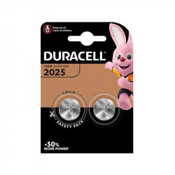DURACELL Battery Lithium Coins Cr2025 2's Duro33