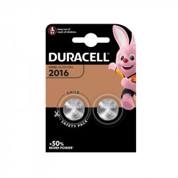 DURACELL Battery Lithium Coins Cr2016 2's Duro07