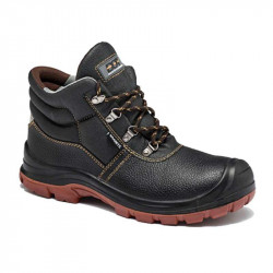 DOT Granite Safety Boot Oil And Acid Steel Toe Black Sabs - Uk 9