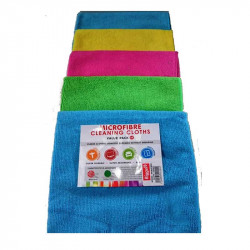 Microfibre Cleaning Cloth - 5 Pack
