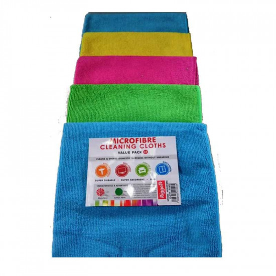 Microfibre Cleaning Cloth - 5 Pack