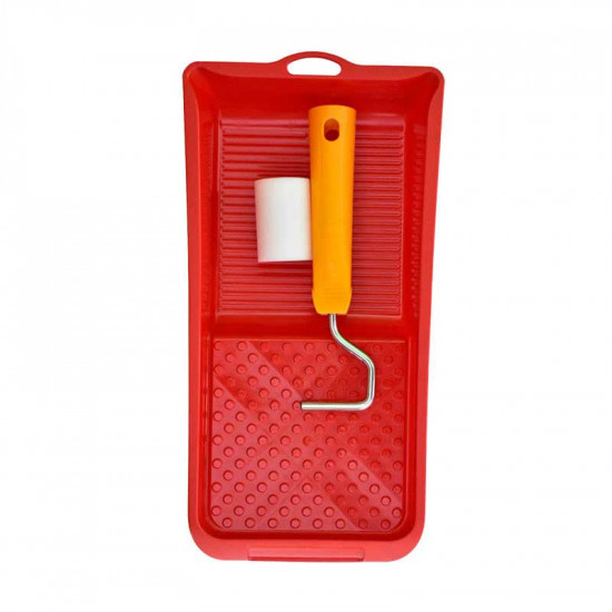 POWR Paint Roller Mini Set With Tray Sponge 50mm POWR Paint Roller Mini Set With Tray Sponge 50mm