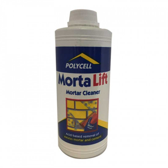 POLYCELL Morta Lift Mortar And Cement Remover And Cleaner 1 Litre POLYCELL Morta Lift Mortar And Cement Remover And Cleaner 1 Litre