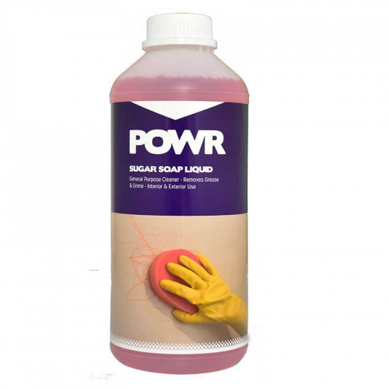 POWR Sugar Soap Liquid 1 Litre POWR Sugar Soap Liquid 1 Litre