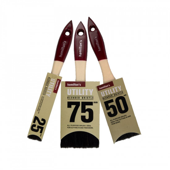 HAMILTON Paint Brush Utility Set 25/50/75 HAMILTON Paint Brush Utility Set 25/50/75