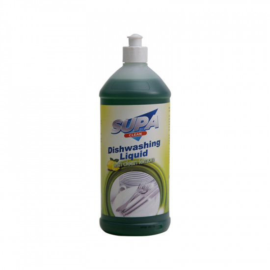 SUPA Clean Dishwashing Liquid With Lemon Biodegradable 1 Litre SUPA Clean Dishwashing Liquid With Lemon Biodegradable 1 Litre