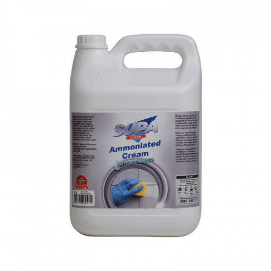 SUPA Clean Ammoniated Cream With Micro Scrubs 5 Litres SUPA Clean Ammoniated Cream With Micro Scrubs 5 Litres
