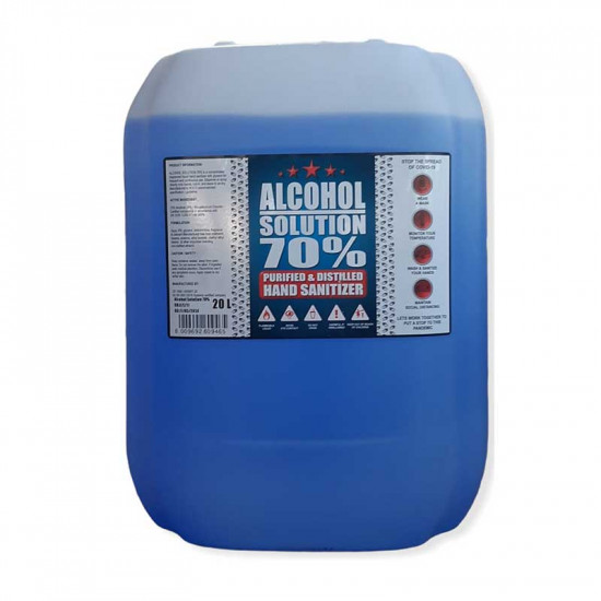 REDSTAR Antibacterials Hand Sanitizer 70% Alcohol Solution 20 Litre REDSTAR Antibacterials Hand Sanitizer 70% Alcohol Solution 20 Litre