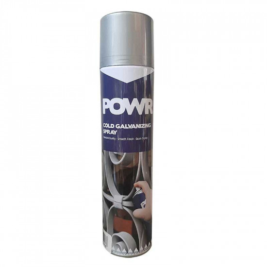 POWR Cold Galvanising Zinc Spray 300ml POWR Cold Galvanising Zinc Spray 300ml
