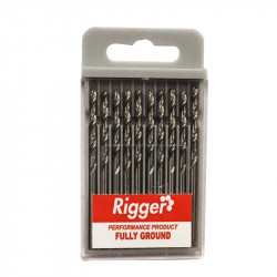 RIGGER Drill Bit Hss Pkt10 3.5mm