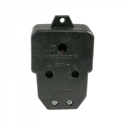 United Electrical Double-sided Rubber Janus Coupler Black (aok12b)