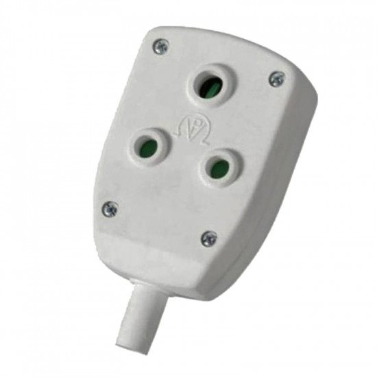 United Electrical Double-sided Pvc Janus Coupler White (aok12) United Electrical Double-sided Pvc Janus Coupler White (aok12)