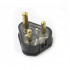 United Electrical Plugtop Black Pvc 16 Amp 3 Pin 1050