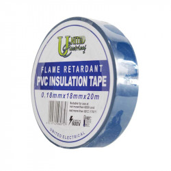 United Electrical Pvc Insulation Tape 0.18mm X 18mm X 20m - Blue