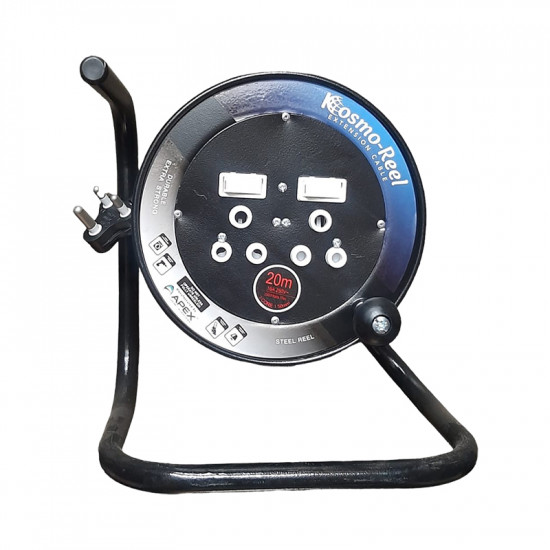 KOSMO-REEL Steel Extension Reel 2 X 16a 20m X 1.5mm KOSMO-REEL Steel Extension Reel 2 X 16a 20m X 1.5mm