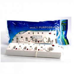 United Electrical 7 Way Multiplug With Switches (p07b)