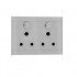 United Electrical Double Switch Socket 4x4