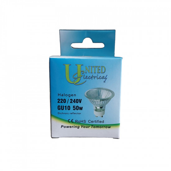 United Electricalglobe Downlight Halogen 50w 12v Mr16 2000hrs Disc United Electricalglobe Downlight Halogen 50w 12v Mr16 2000hrs Disc