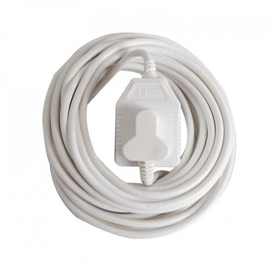 United Electrical 15 Metre Extension Cord White 10 Amp United Electrical 15 Metre Extension Cord White 10 Amp