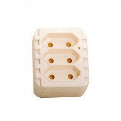 United Electrical 3 X 2 Pin Way Adaptor