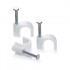 United Electrical Cable Clips Unit 4mm Round ( Pack Of 100 )