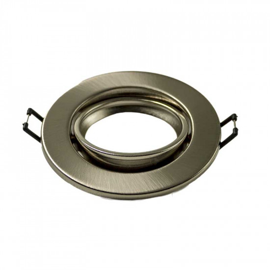 United Electricalrotative Downlighter Silver Gu10 United Electricalrotative Downlighter Silver Gu10