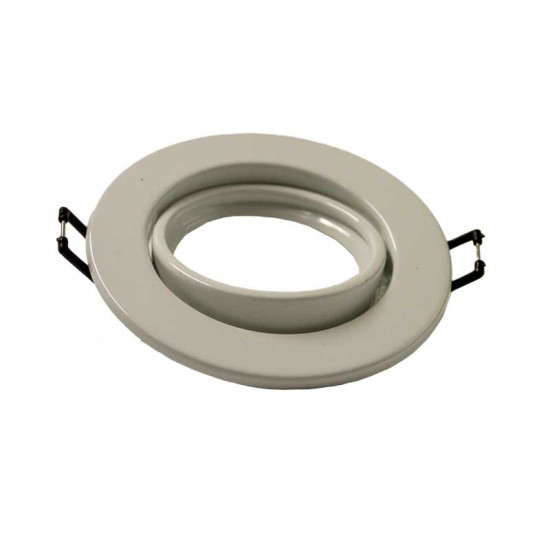 United Electrical Downlight Fitting Rotative Gu10 White United Electrical Downlight Fitting Rotative Gu10 White