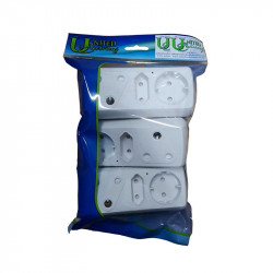 United Electrical3-way Adaptor ( 3 Pack )
