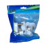 United Electricalhollow Plugtop Pin White (miit10) (5 Pack)