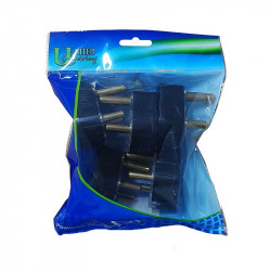 United Electricalrubber United Plugtop Black (m10c) ( 5 Pack )