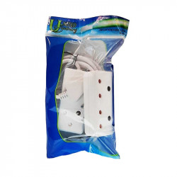United Electrical3 Metre Extension Cord White 16 Amp ( 2 Pack )