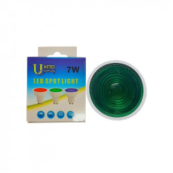 United Electrical Led Downlight Gu10 7w 680 Lumens 25000hr - Green