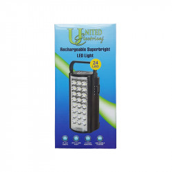 United Electrical Emergency Light Rechargeable 24 Smd Led 1000 Lumens